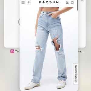 Pacsun Eco Light Blue ‘90s Boyfriend Jeans